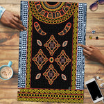 Cameroon Bamileke Toghu Pattern Puzzle Bamenda Royal Cultural Design
