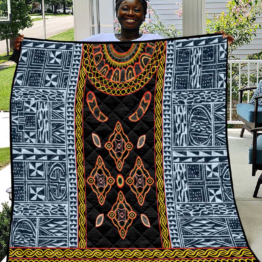 Cameroon Bamileke Toghu Pattern Quilt Bamenda Royal Cultural Design