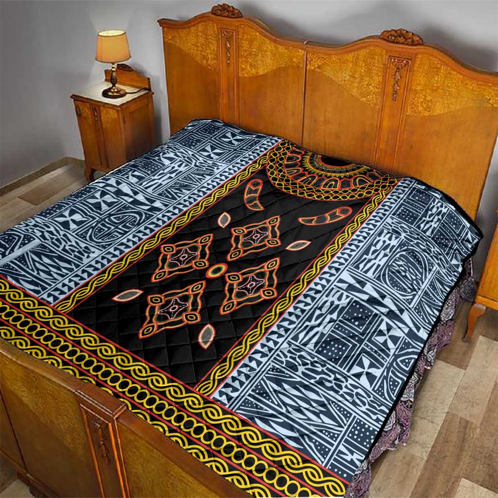 Cameroon Bamileke Toghu Pattern Quilt Bamenda Royal Cultural Design