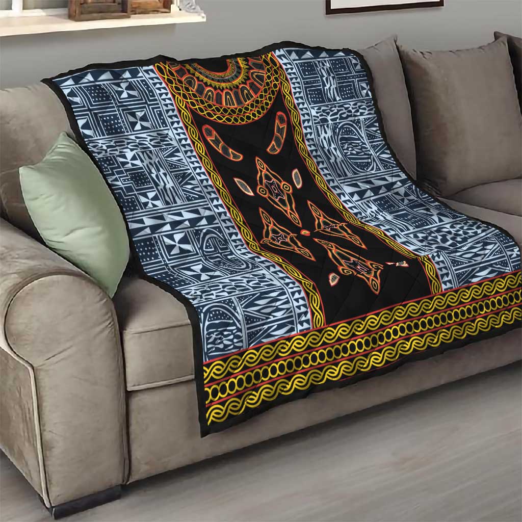 Cameroon Bamileke Toghu Pattern Quilt Bamenda Royal Cultural Design