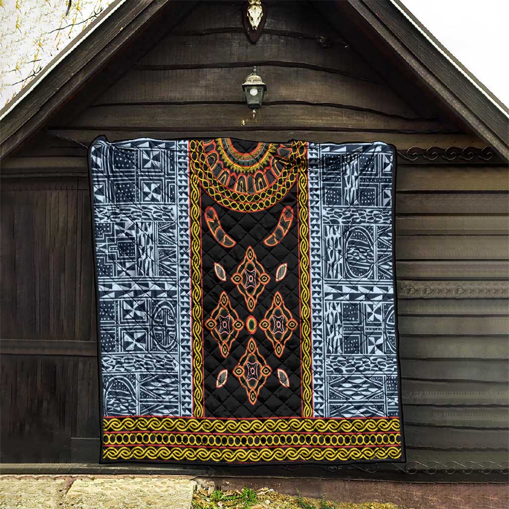 Cameroon Bamileke Toghu Pattern Quilt Bamenda Royal Cultural Design