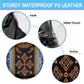 Cameroon Bamileke Toghu Pattern Spare Tire Cover Bamenda Royal Cultural Design