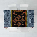 Cameroon Bamileke Toghu Pattern Tablecloth Bamenda Royal Cultural Design
