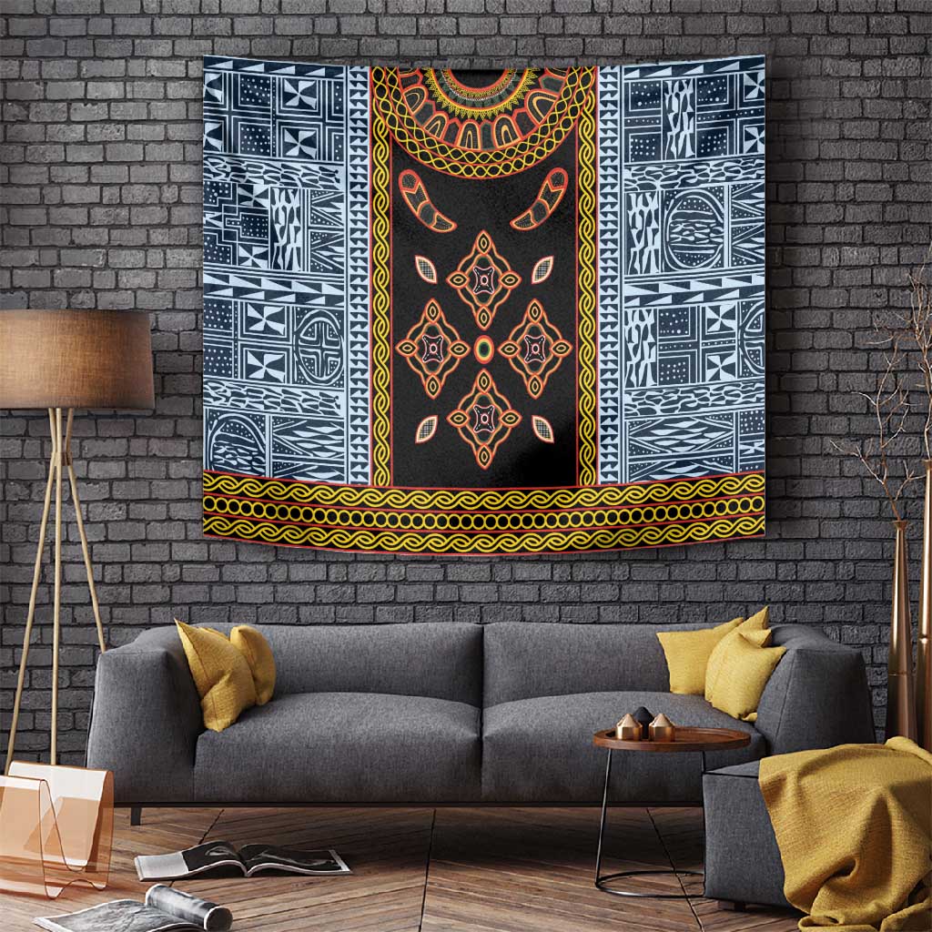Cameroon Bamileke Toghu Pattern Tapestry Bamenda Royal Cultural Design