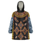 Cameroon Bamileke Toghu Pattern Wearable Blanket Hoodie Bamenda Royal Cultural Design