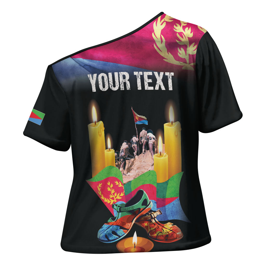 Personalized Eritrea Martyrs Day Cross Shoulder Shirt Eritrea EPLF Honoring Shida Heroes