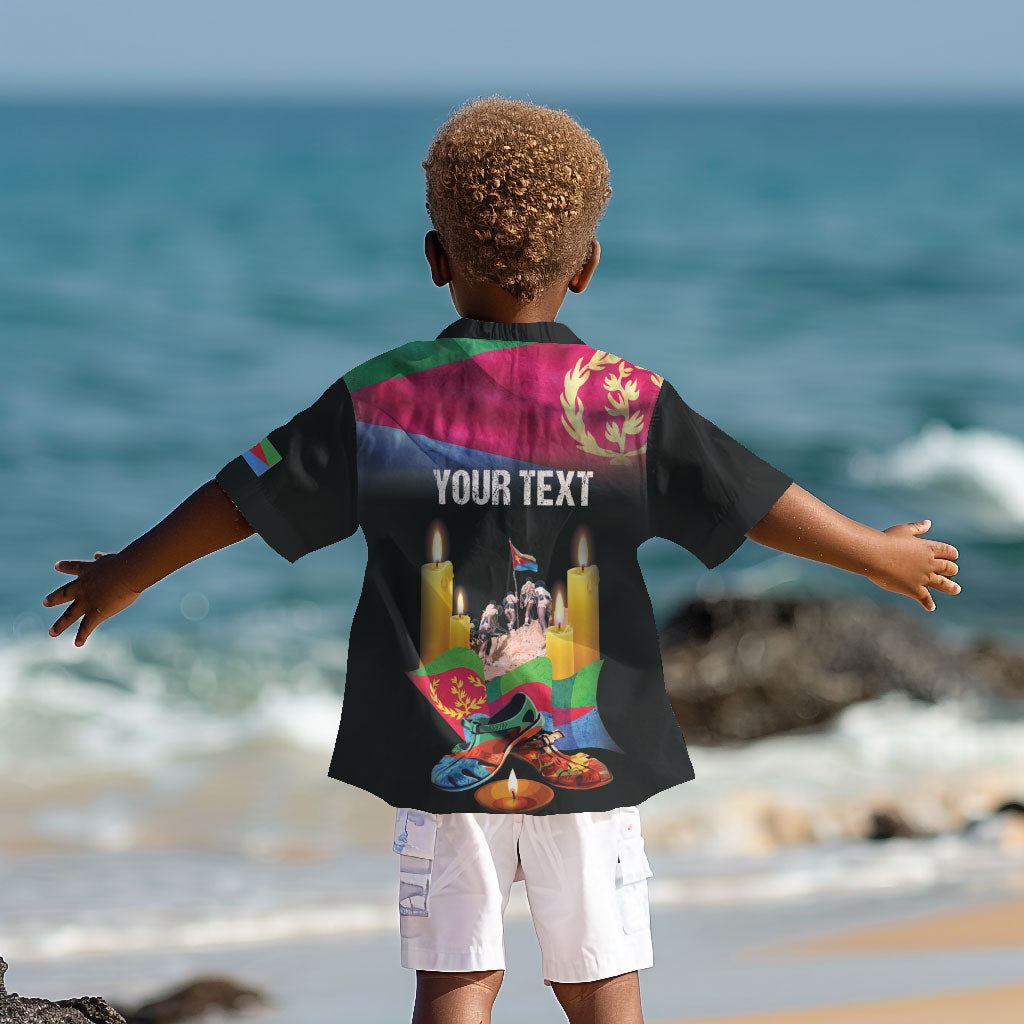 Personalized Eritrea Martyrs Day Kid Hawaiian Shirt Eritrea EPLF Honoring Shida Heroes