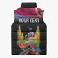 Personalized Eritrea Martyrs Day Sleeveless Puffer Jacket Eritrea EPLF Honoring Shida Heroes