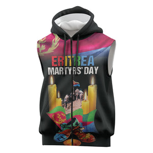 Personalized Eritrea Martyrs Day Sleeveless Zip Hoodie Eritrea EPLF Honoring Shida Heroes