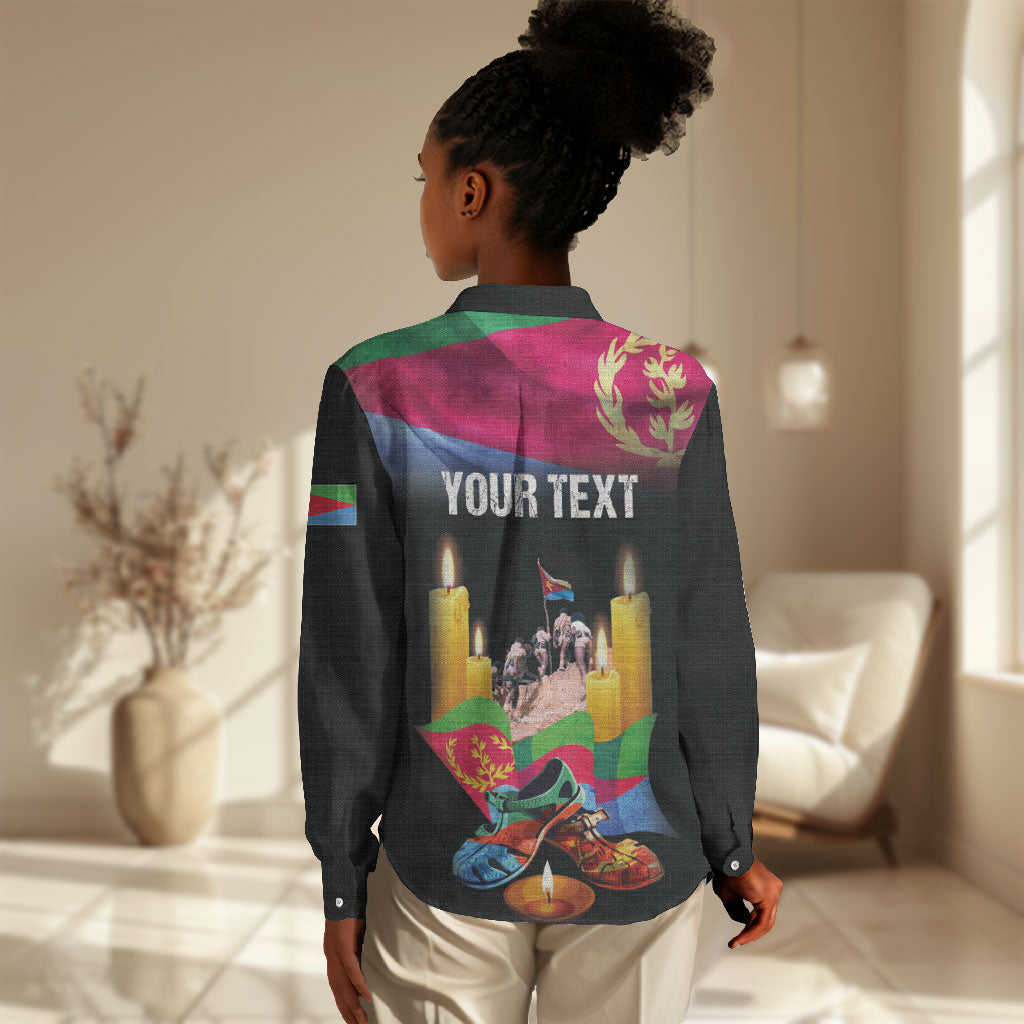 Personalized Eritrea Martyrs Day Women Casual Shirt Eritrea EPLF Honoring Shida Heroes