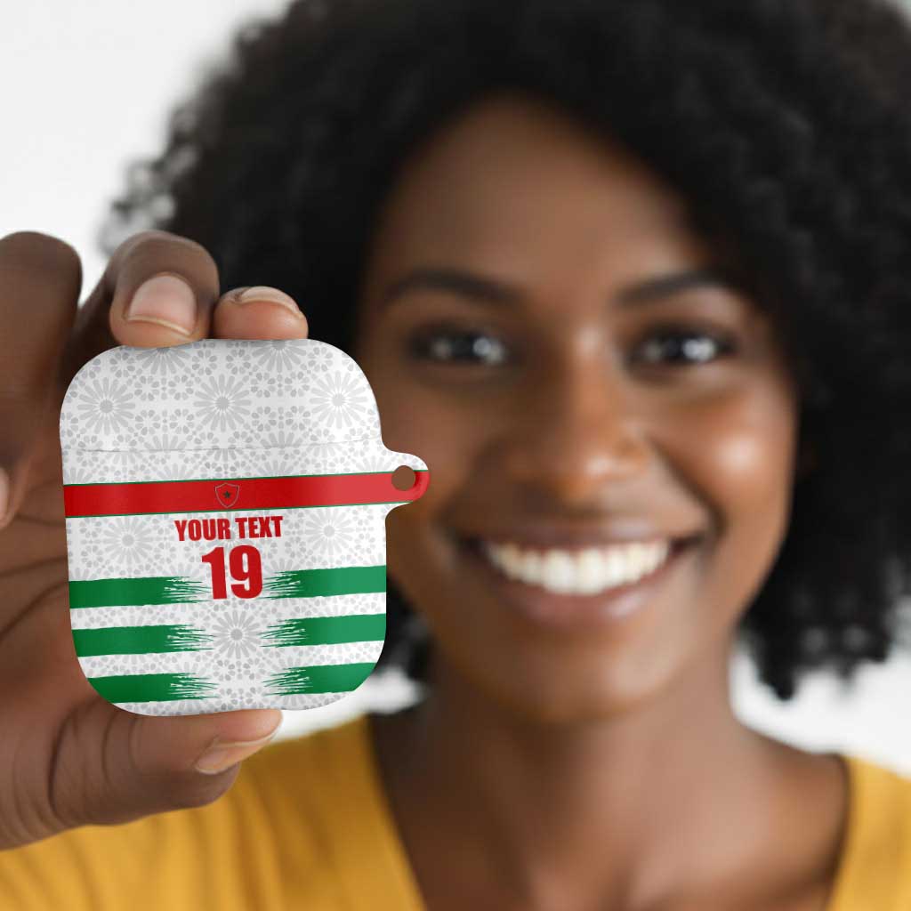 Custom Morocco Football AirPods Case Road To Football Glory - African Pride