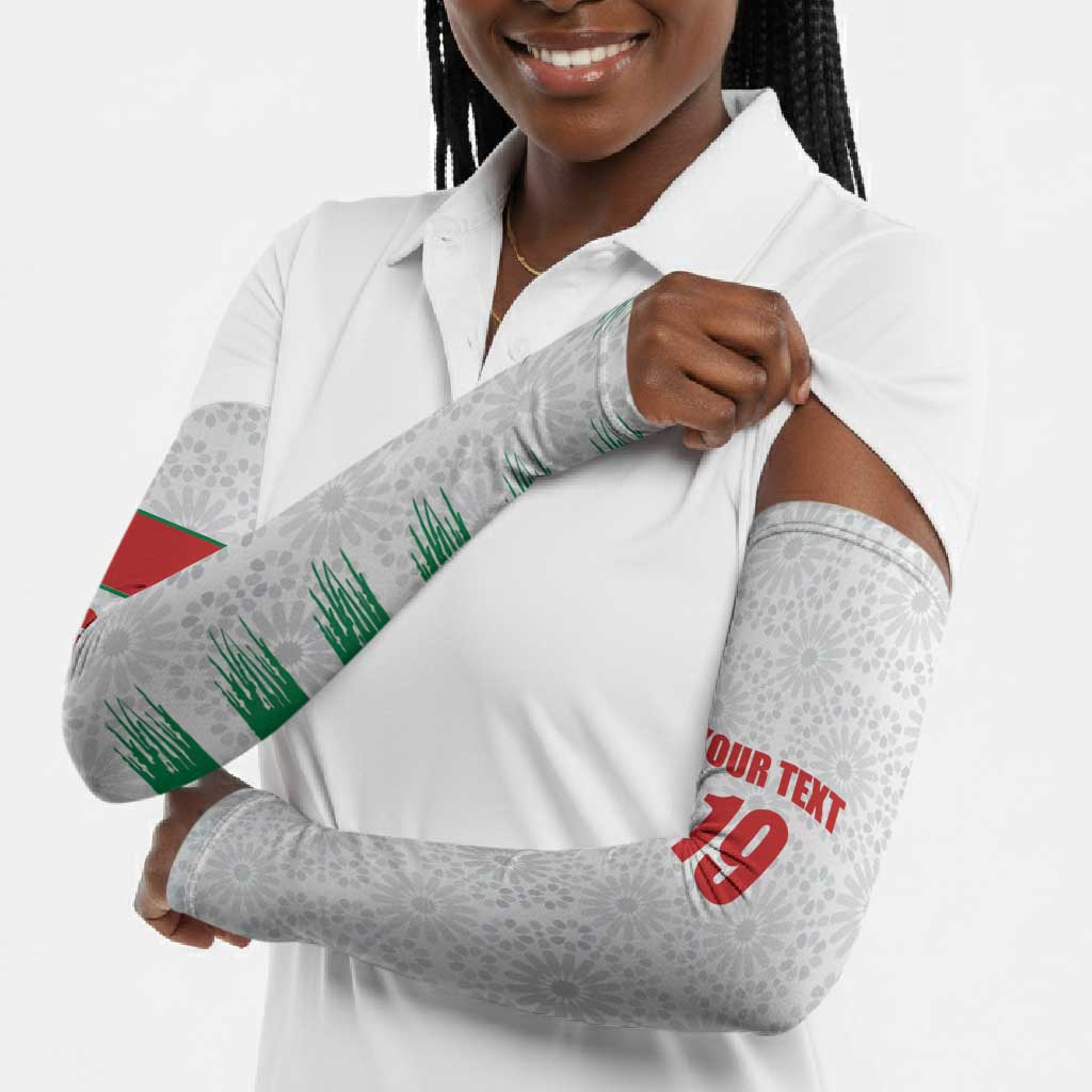 Custom Morocco Football Arm Sleeves Road To Football Glory - African Pride