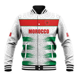 Custom Morocco Football Baseball Jacket Road To Football Glory - African Pride