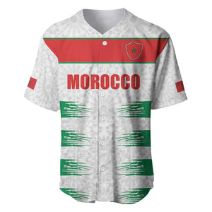 Custom Morocco Football Baseball Jersey Road To Football Glory - African Pride