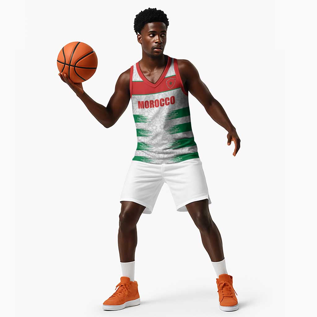 Custom Morocco Football Basketball Jersey Road To Football Glory - African Pride