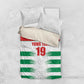 Custom Morocco Football Bedding Set Road To Football Glory - African Pride