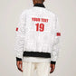 Custom Morocco Football Bomber Jacket Road To Football Glory - African Pride