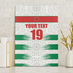 Custom Morocco Football Canvas Wall Art Road To Football Glory - African Pride