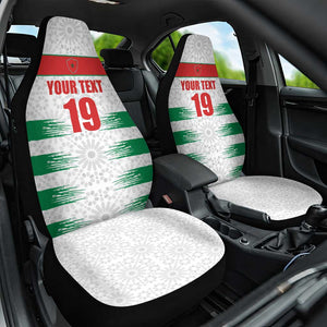 Custom Morocco Football Car Seat Cover Road To Football Glory - African Pride