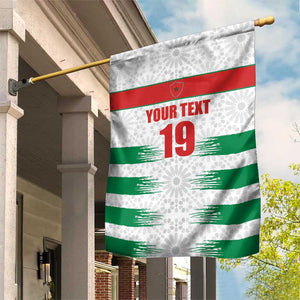Custom Morocco Football Garden Flag Road To Football Glory - African Pride