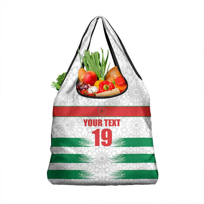 Custom Morocco Football Grocery Bag Road To Football Glory - African Pride