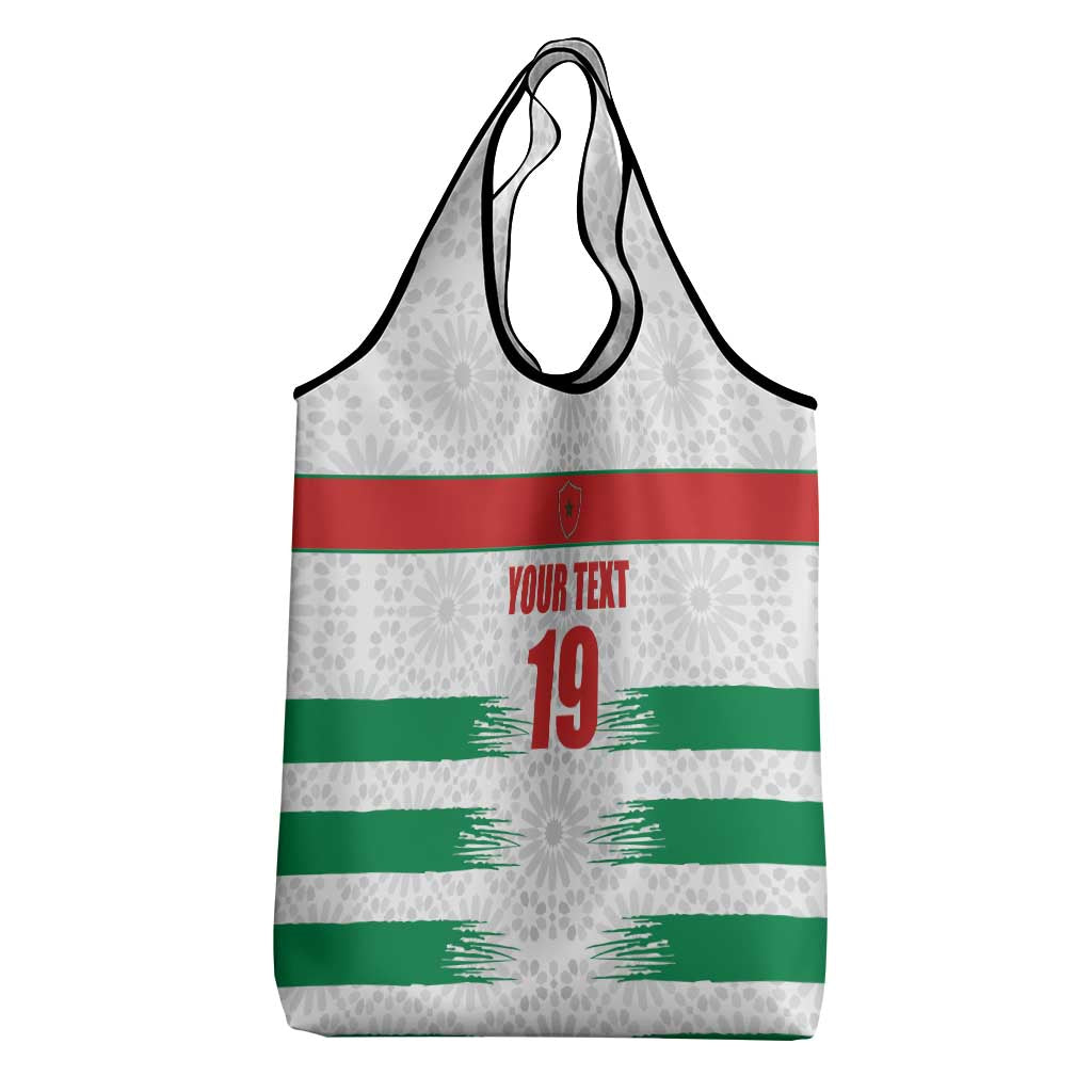 Custom Morocco Football Grocery Bag Road To Football Glory - African Pride