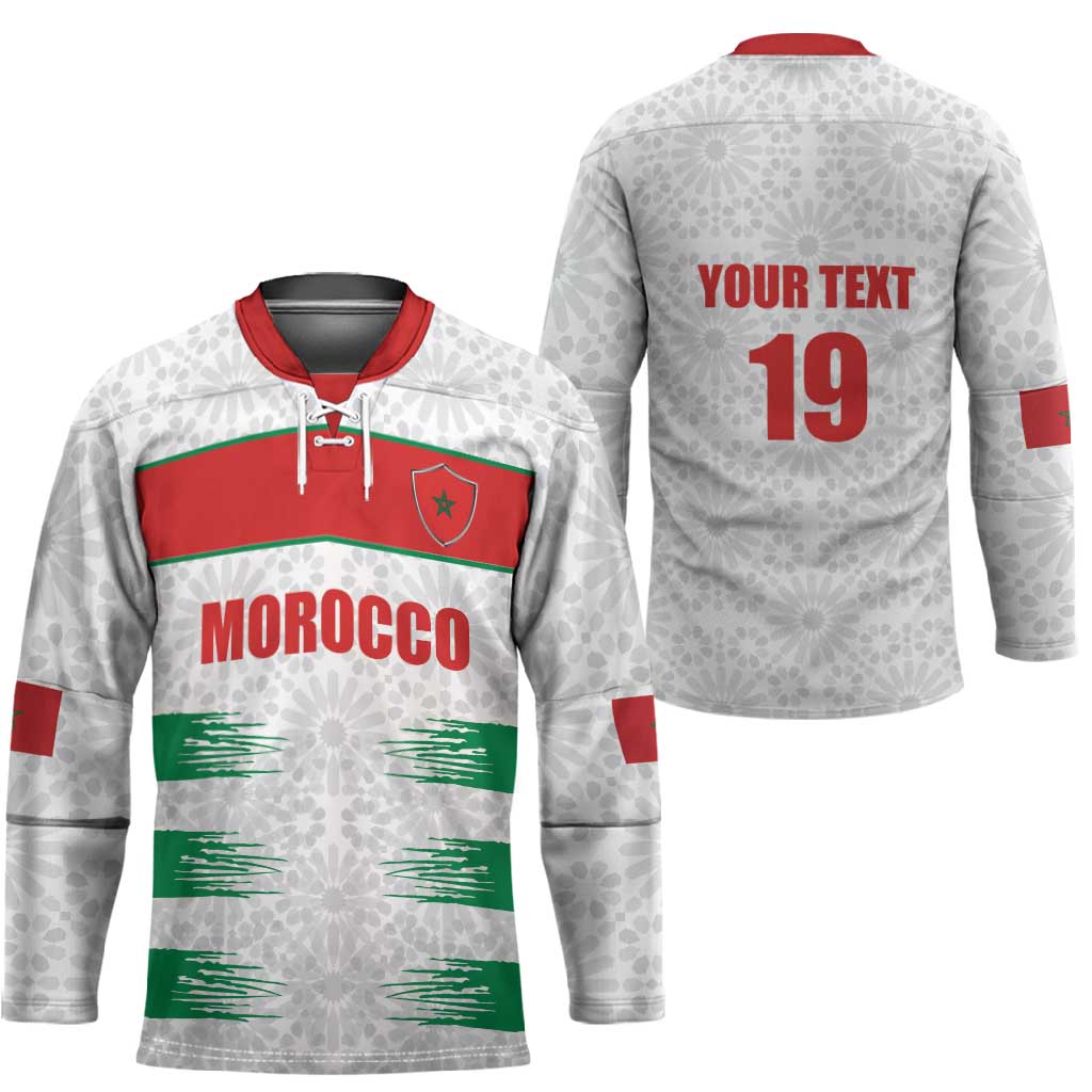 Custom Morocco Football Hockey Jersey Road To Football Glory - African Pride