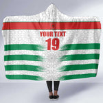 Custom Morocco Football Hooded Blanket Road To Football Glory - African Pride