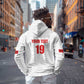 Custom Morocco Football Hoodie Road To Football Glory - African Pride