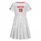 Custom Morocco Football Kid Short Sleeve Dress Road To Football Glory - African Pride