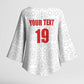 Custom Morocco Football Kimono Sleeve Blouse Road To Football Glory - African Pride