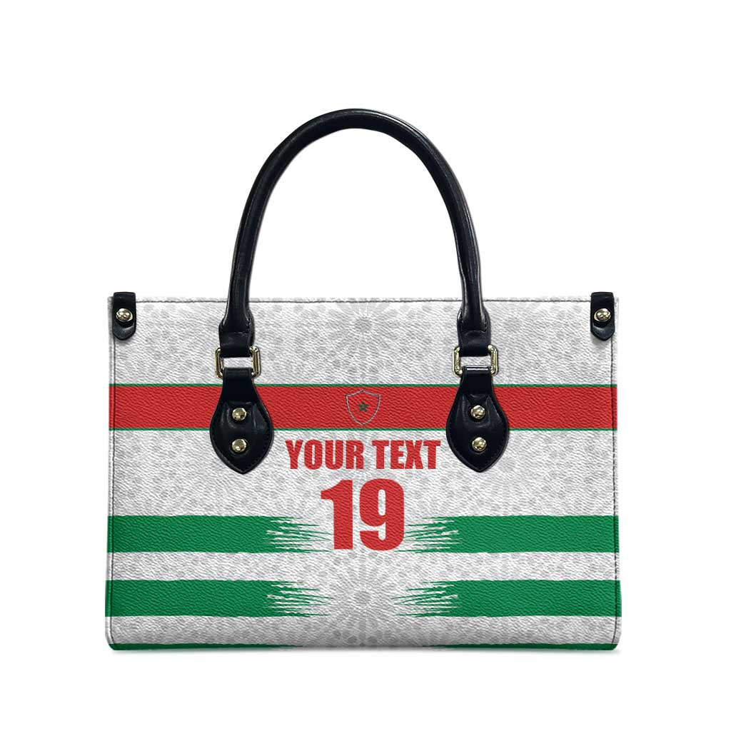 Custom Morocco Football Leather Bag Road To Football Glory - African Pride