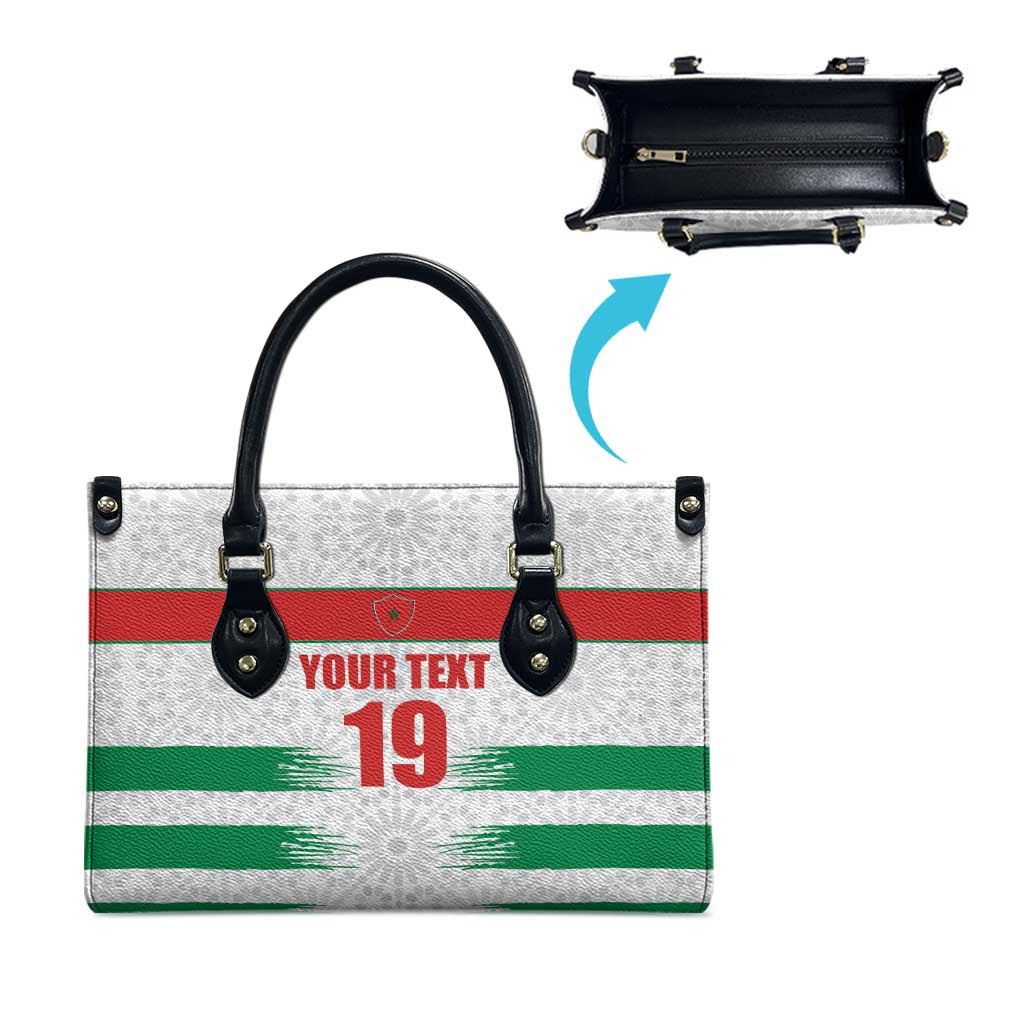 Custom Morocco Football Leather Bag Road To Football Glory - African Pride