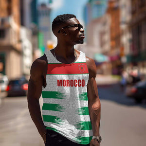 Custom Morocco Football Men Tank Top Road To Football Glory - African Pride