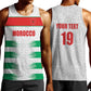 Custom Morocco Football Men Tank Top Road To Football Glory - African Pride