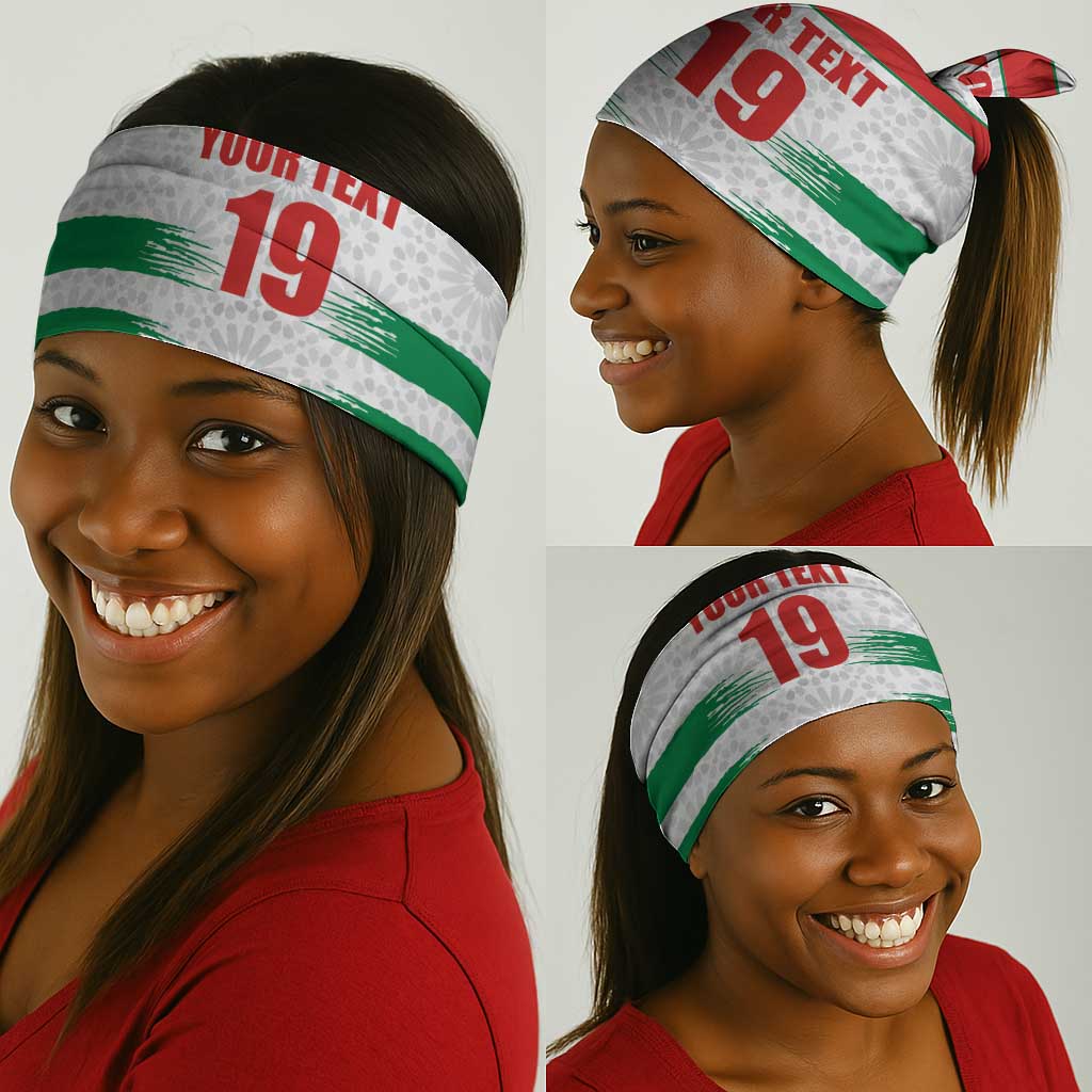 Custom Morocco Football Neck Gaiter Road To Football Glory - African Pride