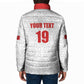 Custom Morocco Football Padded Jacket Road To Football Glory - African Pride