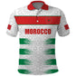 Custom Morocco Football Polo Shirt Road To Football Glory LT19
