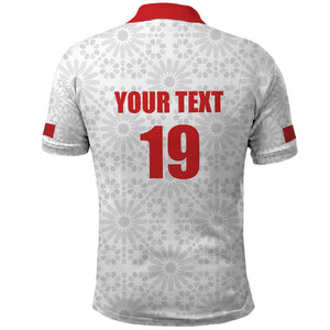 Custom Morocco Football Polo Shirt Road To Football Glory - African Pride