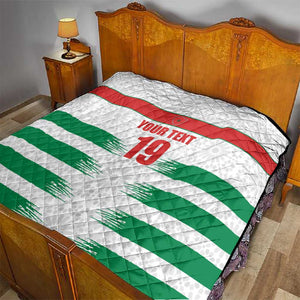 Custom Morocco Football Quilt Road To Football Glory - African Pride