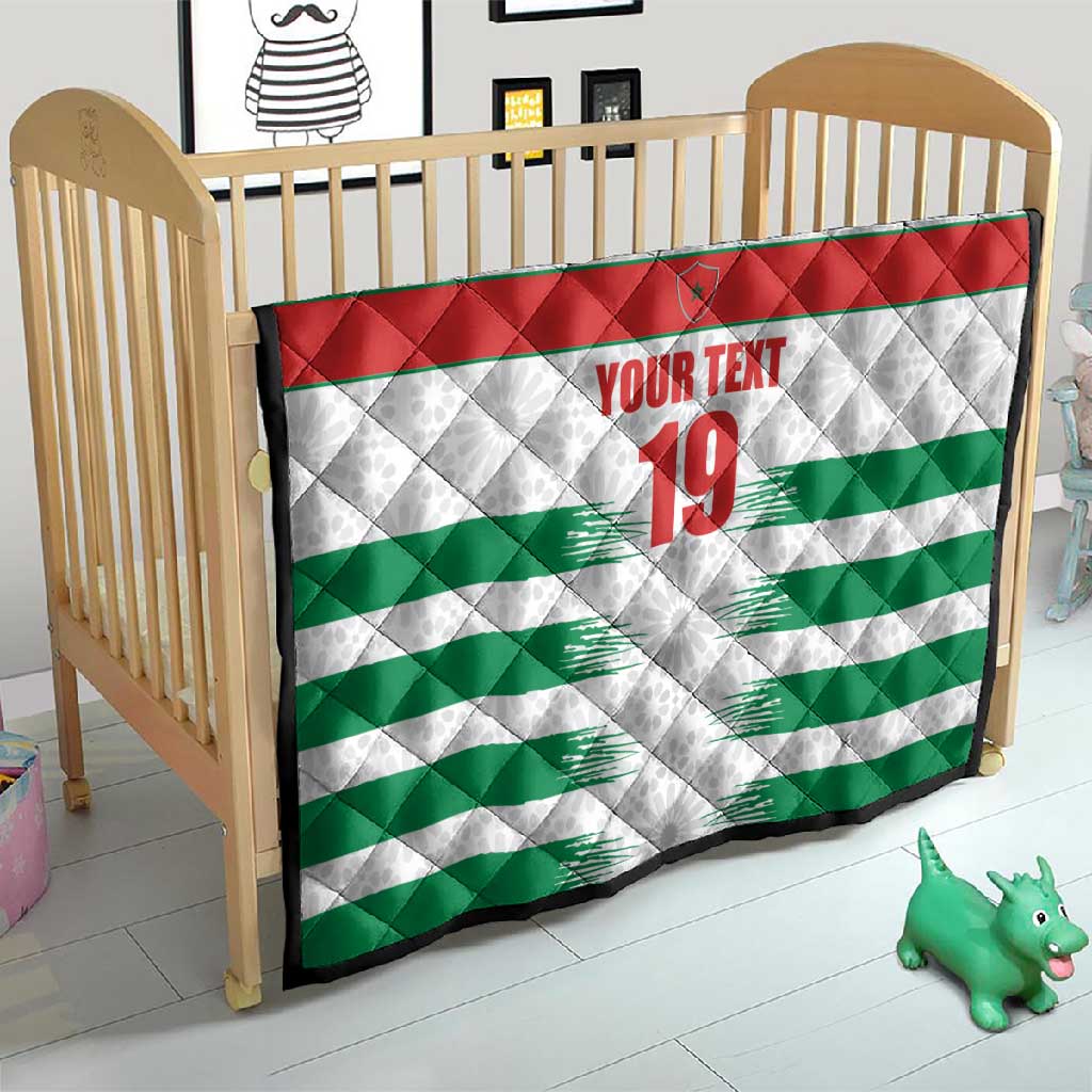 Custom Morocco Football Quilt Road To Football Glory - African Pride