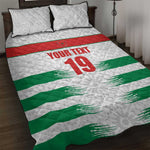 Custom Morocco Football Quilt Bed Set Road To Football Glory - African Pride