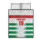 Custom Morocco Football Quilt Bed Set Road To Football Glory - African Pride