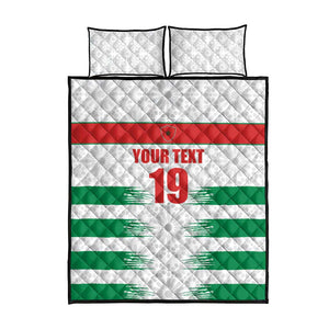 Custom Morocco Football Quilt Bed Set Road To Football Glory - African Pride