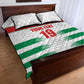 Custom Morocco Football Quilt Bed Set Road To Football Glory - African Pride