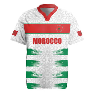 Custom Morocco Football Rugby Jersey Road To Football Glory - African Pride