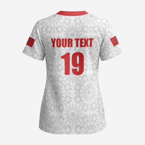 Custom Morocco Football Scrub Top Road To Football Glory - African Pride