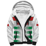 Custom Morocco Football Sherpa Hoodie Road To Football Glory - African Pride