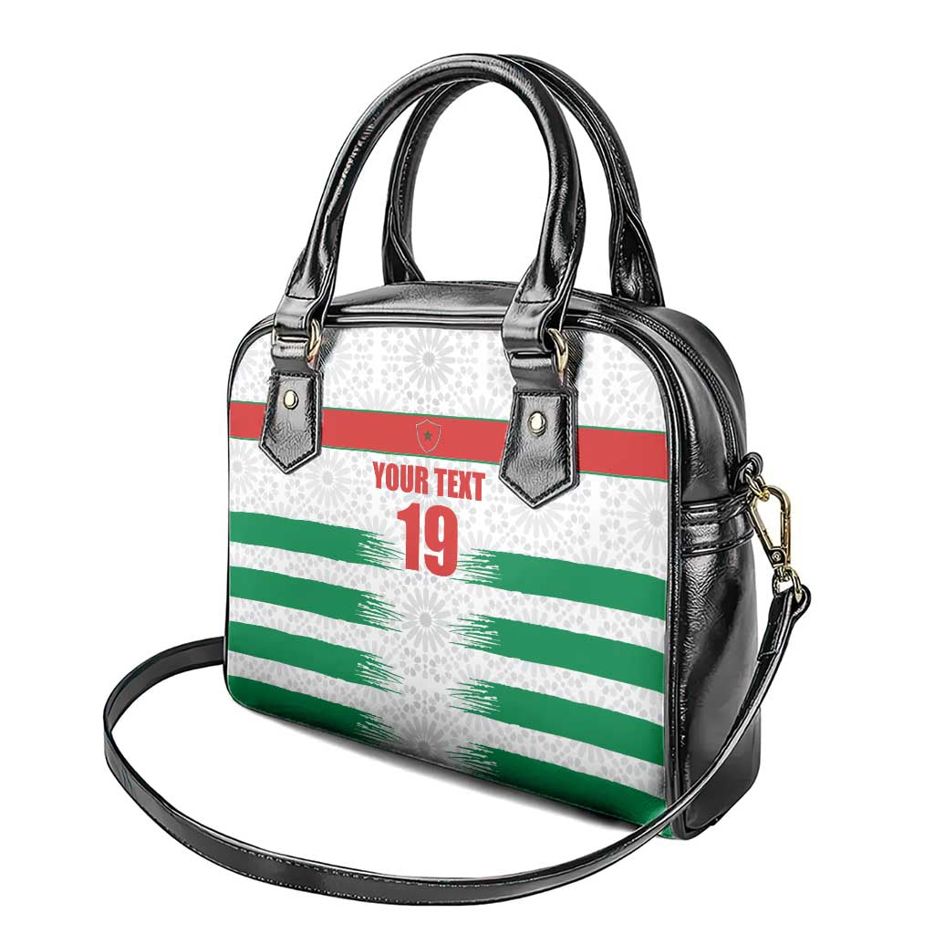 Custom Morocco Football Shoulder Handbag Road To Football Glory - African Pride