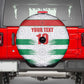 Custom Morocco Football Spare Tire Cover Road To Football Glory - African Pride